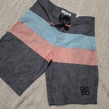 American Eagle Mens XS Board Shorts Striped Swim Trunks Surfer New