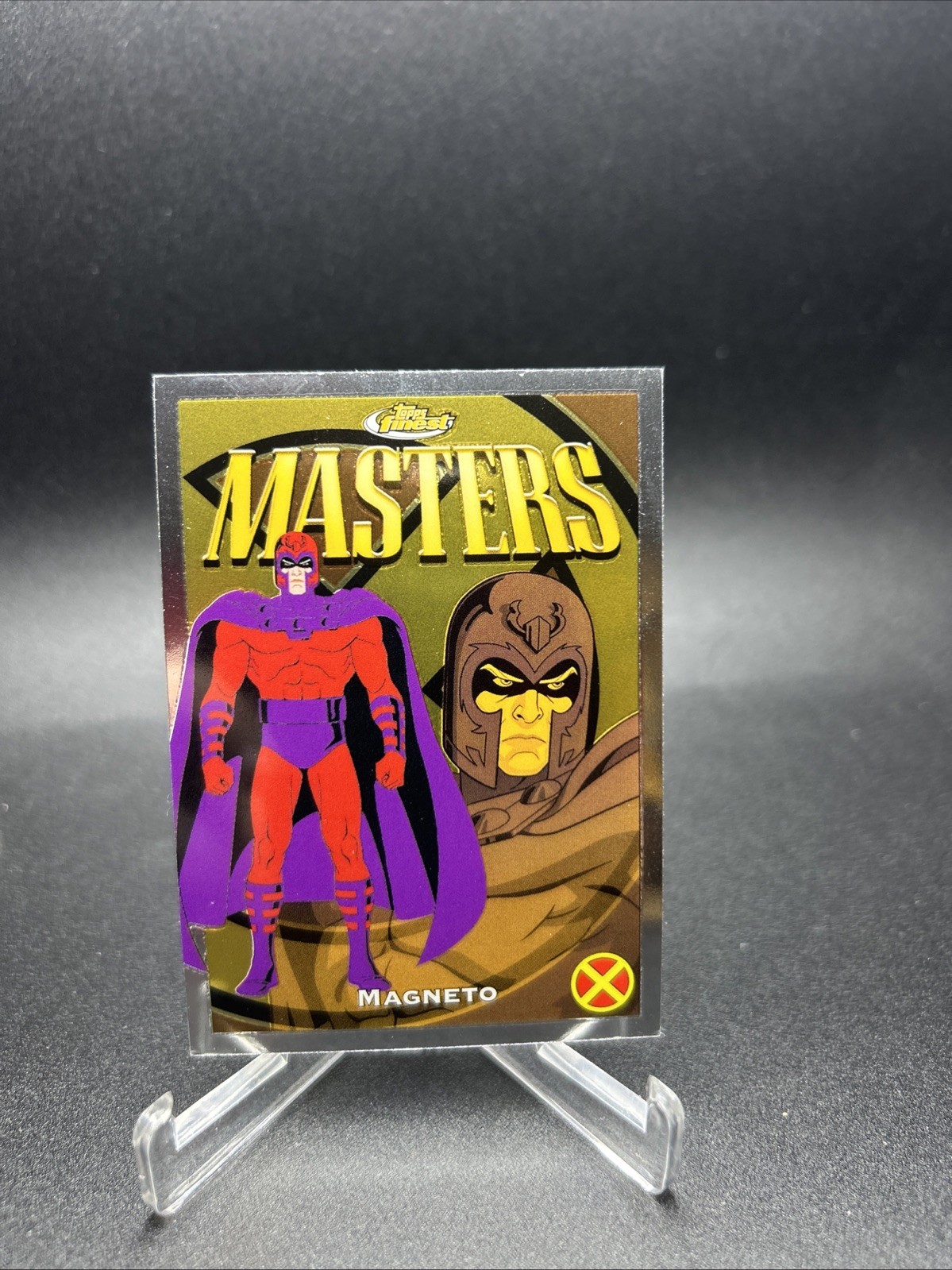 2025 Topps Finest X-Men '97 Marvel Masters #86 Magneto Rare Max Eisenhardt