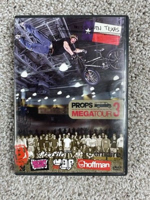 Props Mega Tour 3 BMX DVD Hoffman Profile Empire Mutiny Bikes Texas
