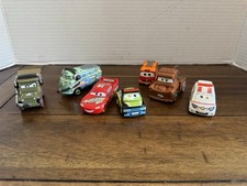 Lot Of Disney Pixar Cars Vehicles McQueen Sarge Mater
