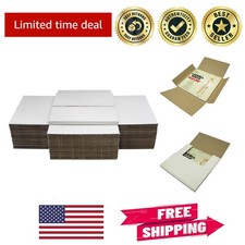 Durable 10-Pack Vinyl Record Shipping Mailers - Fits 1-3 LPs - Made in the USA