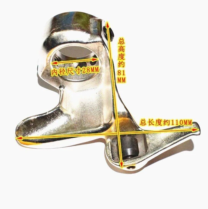 Motorcycle Tire Changer Cast Steel Mount Demount Duck Head Tools w/3x Pads 28mm Foto 3 de 4