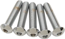 QTY 4 NEW DRAG SPECIALTIES DS192324 5/16X18X1-1/4 BUTTON HEAD