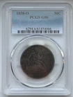 New Listing1858-O Seated Liberty Half Dollar - PCGS G06