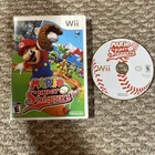Mario Super Sluggers (Nintendo Wii, 2008) Game Disc & Case