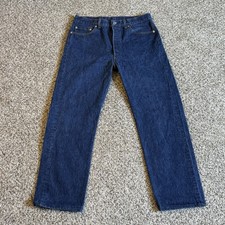 Vintage Levis 501xx Jeans Mens 36x34 Blue Dark Denim Made in USA Button Fly