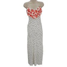 Rixo X Target Womans size XS Floral & White and Black Polka Dot Maxi Dress NEW