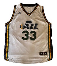 Vintage Authentic Adidas NBA Utah Jazz Trevor Booker XL +2”  Basketball Jersey