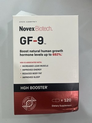 Novex Biotech GF-9 GH Boosting Supplement 84 Count - EXP 10/27