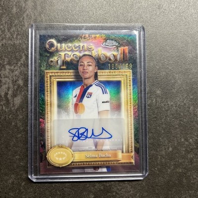 Selma Bacha Auto /199 Queens Of Football - Lyon - Topps UCC Women Chrome 24/25