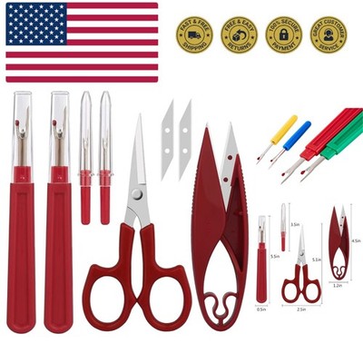 Sewing Seam Ripper Tool,Stitch Remover and Thread Cutter with 2Big+2Small Sea...