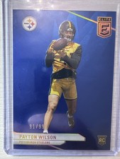 2024 Donruss Elite Payton Wilson (Steelers) Blue /99 Book End - Rookie Card RC. rookie card picture