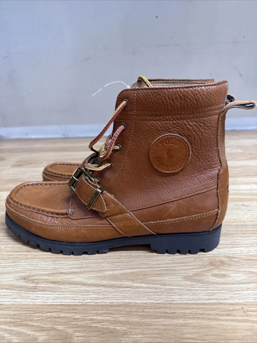 Polo Ralph Lauren Lace Up Brown Boots for Men | eBay display picture 3