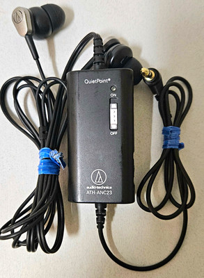 Audio-Technica QuietPoint ATH-ANC23 In-Ear Wired Noise Cancelling