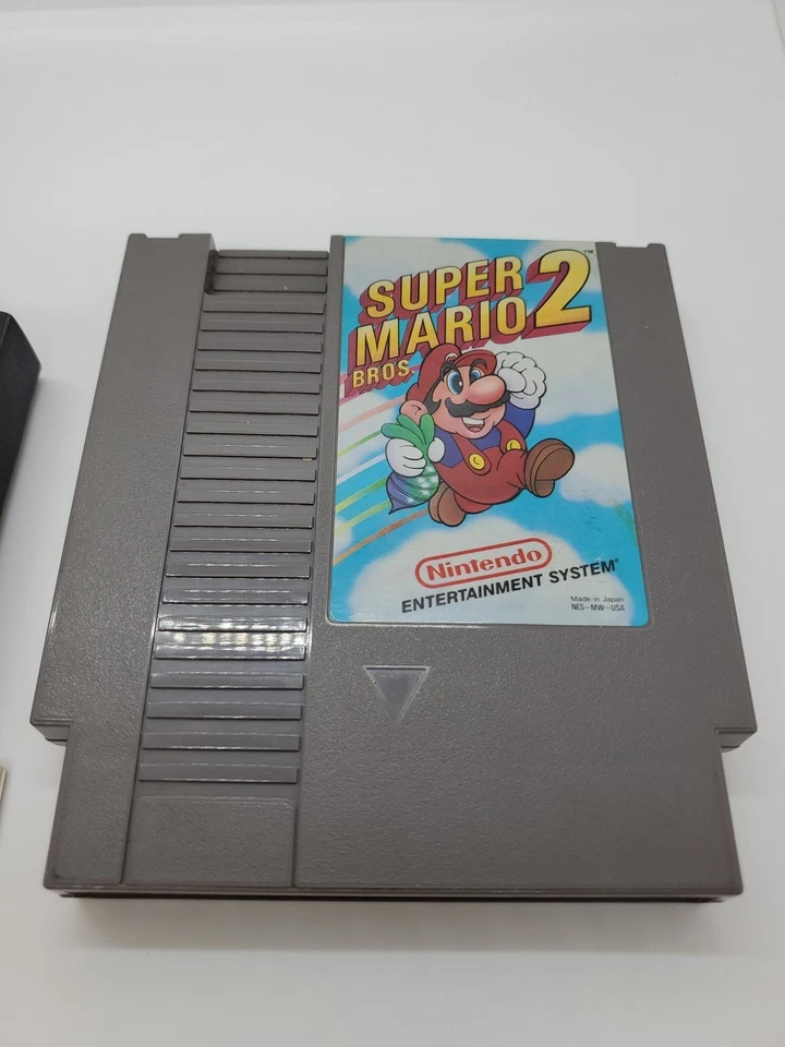 Super Mario Bros 2 Nintendo NES | Complete CIB  w/ Manual | Case Protector  - Image 4 of 4