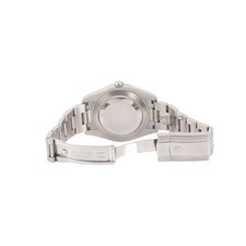 Rolex Datejust II 116334 Steel 41mm Oyster 18k Fluted Custom Gray Wimbledon Dial 12