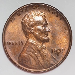 Rare 1931-S Lincoln Wheat Cent Penny - A Unique and Precious Find for Collectors