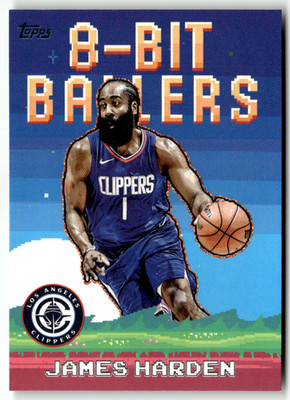 Topps NBA Flagship 2025 No. 8B-16 James Harden 8-Bit Ballers