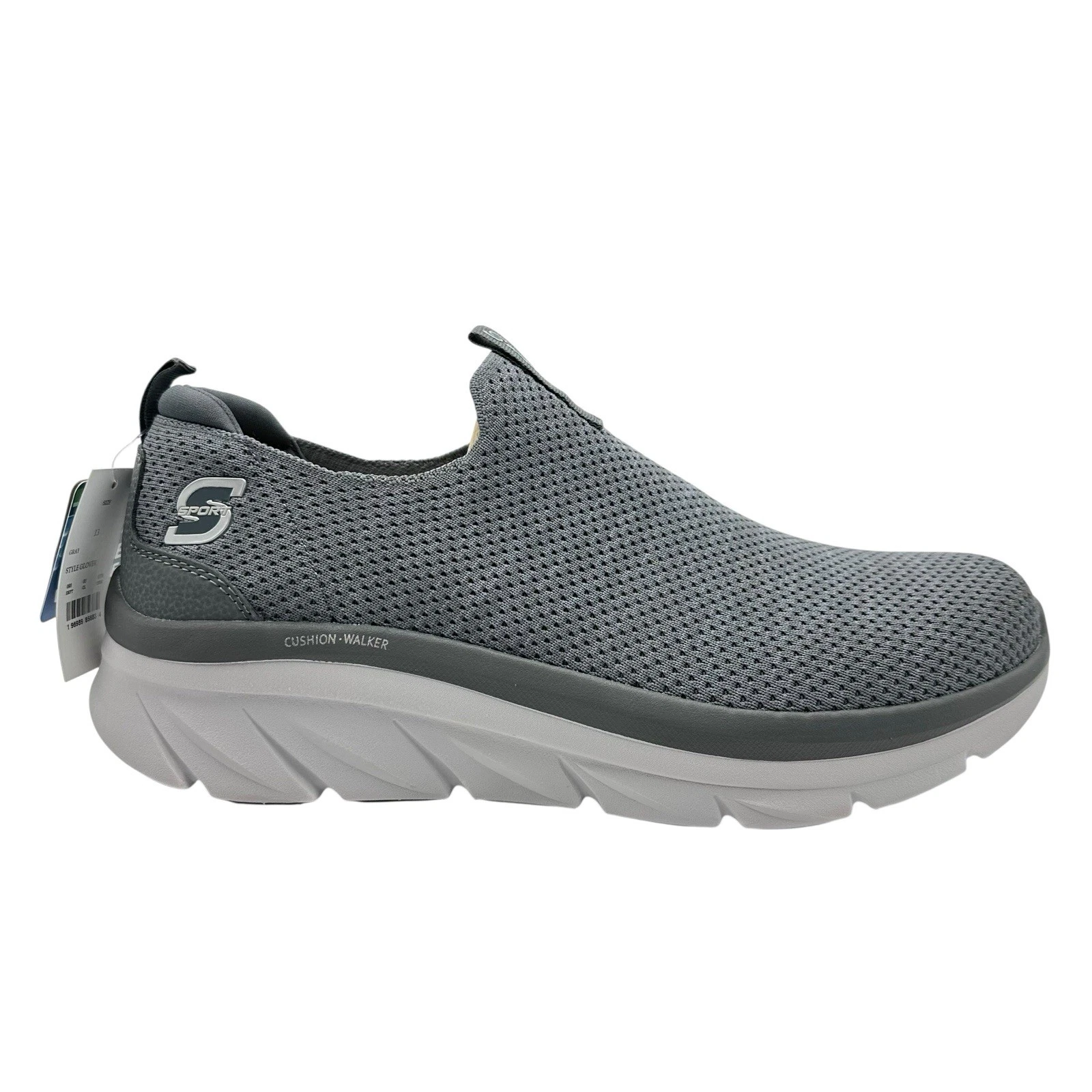 Men's Skechers Sport Slip On Shoes Gray Relaxed Memory Foam Glover - PICK SIZE