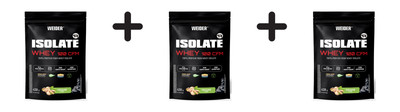 3 x Weider Isolate Whey 100 CFM (420g) Pistachio (59,48 EUR/kg)