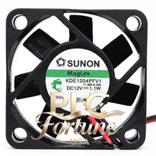 1PCS Brand New SUNON KDE1204PFV1 12V 1.1W 2-Wire 4010 Cooling Fan Fast Shipping