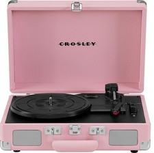 Crosley CR8005E-BH Cruiser Plus 3-Speed Bluetooth Suitcase Turntable - Blush