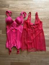 vtg Victoria's Secret Lingerie Lot of Two 1-nwt 36 D