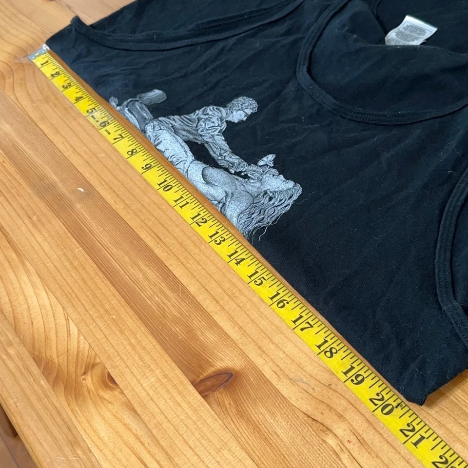 Camiseta sin mangas Fine Art Of Riding para mujer L vintage años 90 arte erótico motocicleta Foto 2 de 4