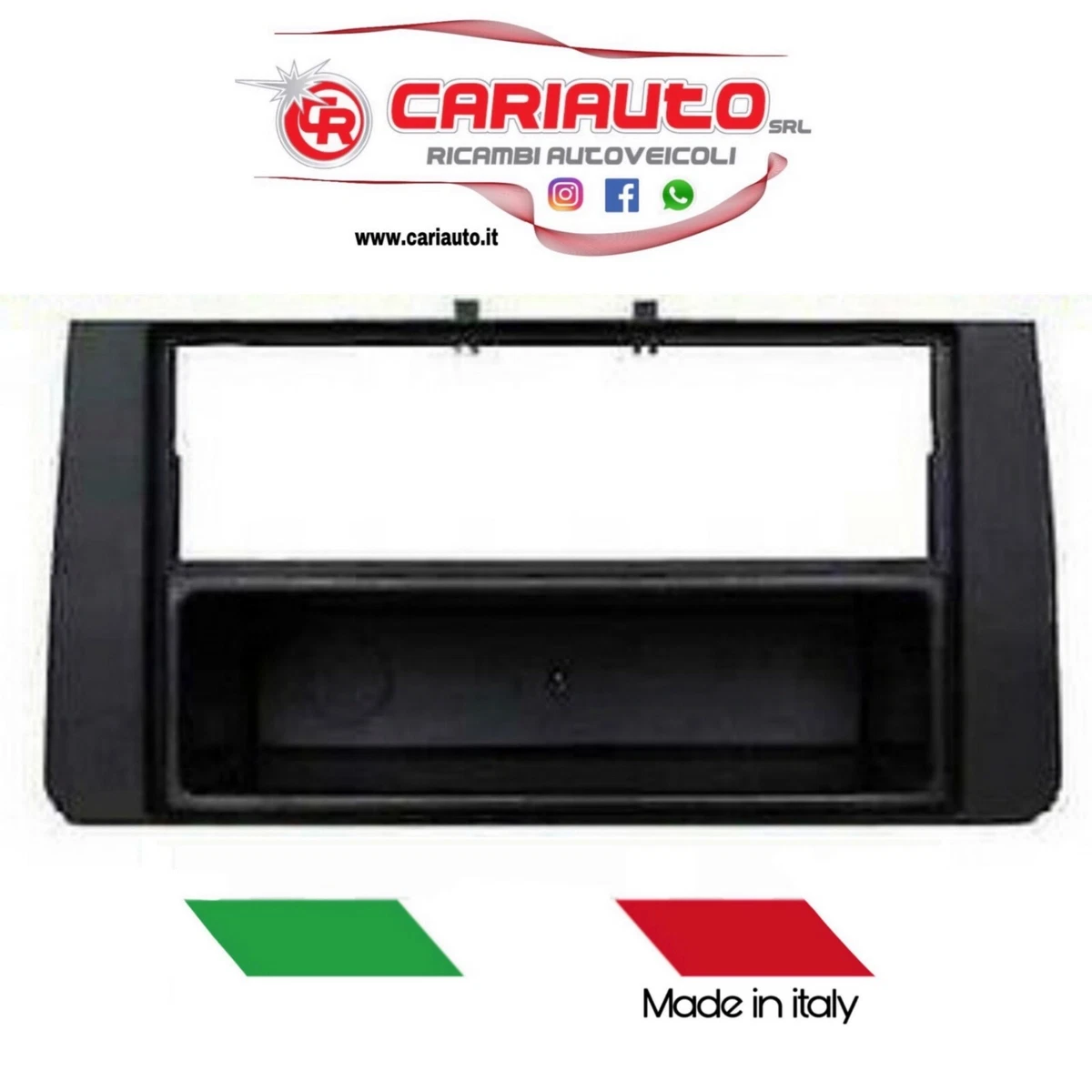 Autoleads FP-05-09 - Plancia Adattatore Per Autoradio 1 DIN - Compatibile Con Audi A3, Colore Nero