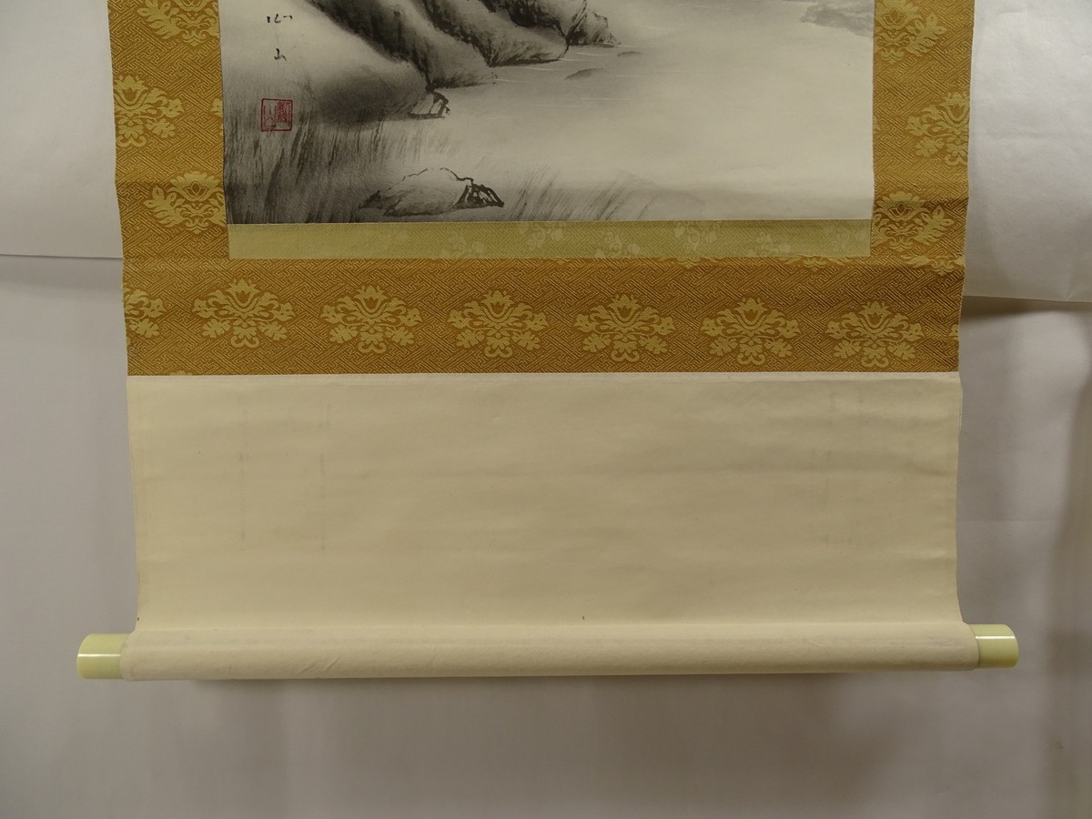 IK588 SANSUI Landscape Hanging Scroll Japanese Art PRINT
