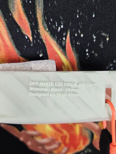 OFF-WHITE c/o Virgil Abloh 2018 diagonales Fire Hands Sweatshirt neu mit Etikett *lesen* - Bild 9 von 15