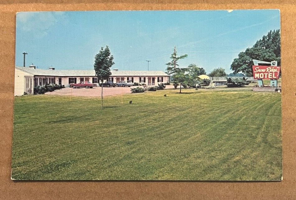 POSTCARD UNUSED SNOW RIDGE MOTEL, ROUTE 17, MAYVILLE, NEW YORK eBay