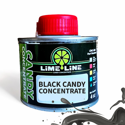 LiME LiNE Black Transparent Candy Concentrate - 4Oz
