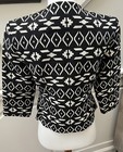 Boston Proper Aztec Embellished Neckline 3/4 Sleeve Jacket  Size 2-NWOT — photo 4