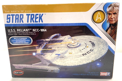 Polar Lights Star Trek USS Reliant NCC-1864 The Wrath of Khan 1/1000 Model
