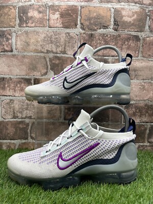 Nike Air VaporMax 2021 Flyknit DB1550-105 Sneaker Kinder UK 5 Weiß Violett Schuhe