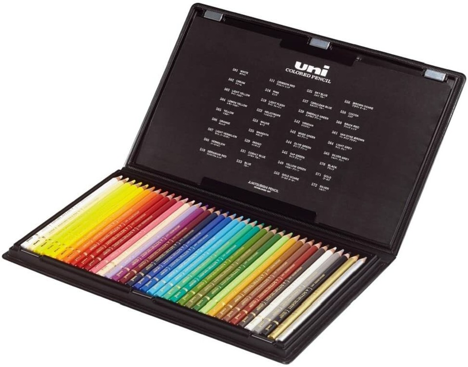 Mitsubishi Pencil Uni Colored Pencils 36/72/100 Colors Set From Japan