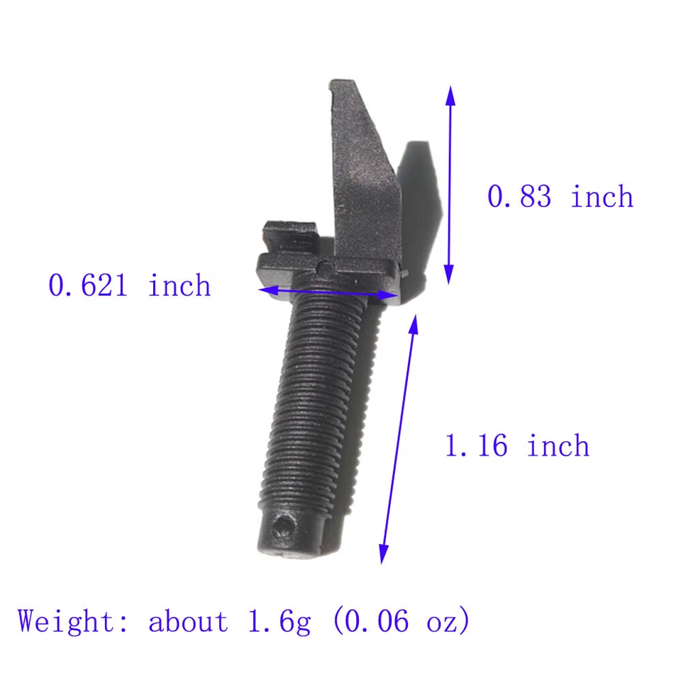 3pcs Screw On Arrow Rest Right Left Hand Archery Recurve Compound Bow Hunting - Image 3 of 4
