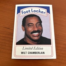 WILT CHAMBERLAIN - NBA HOF - 1991 FOOT LOCKER - SLAM FEST - SERIES TWO - CARD #1
