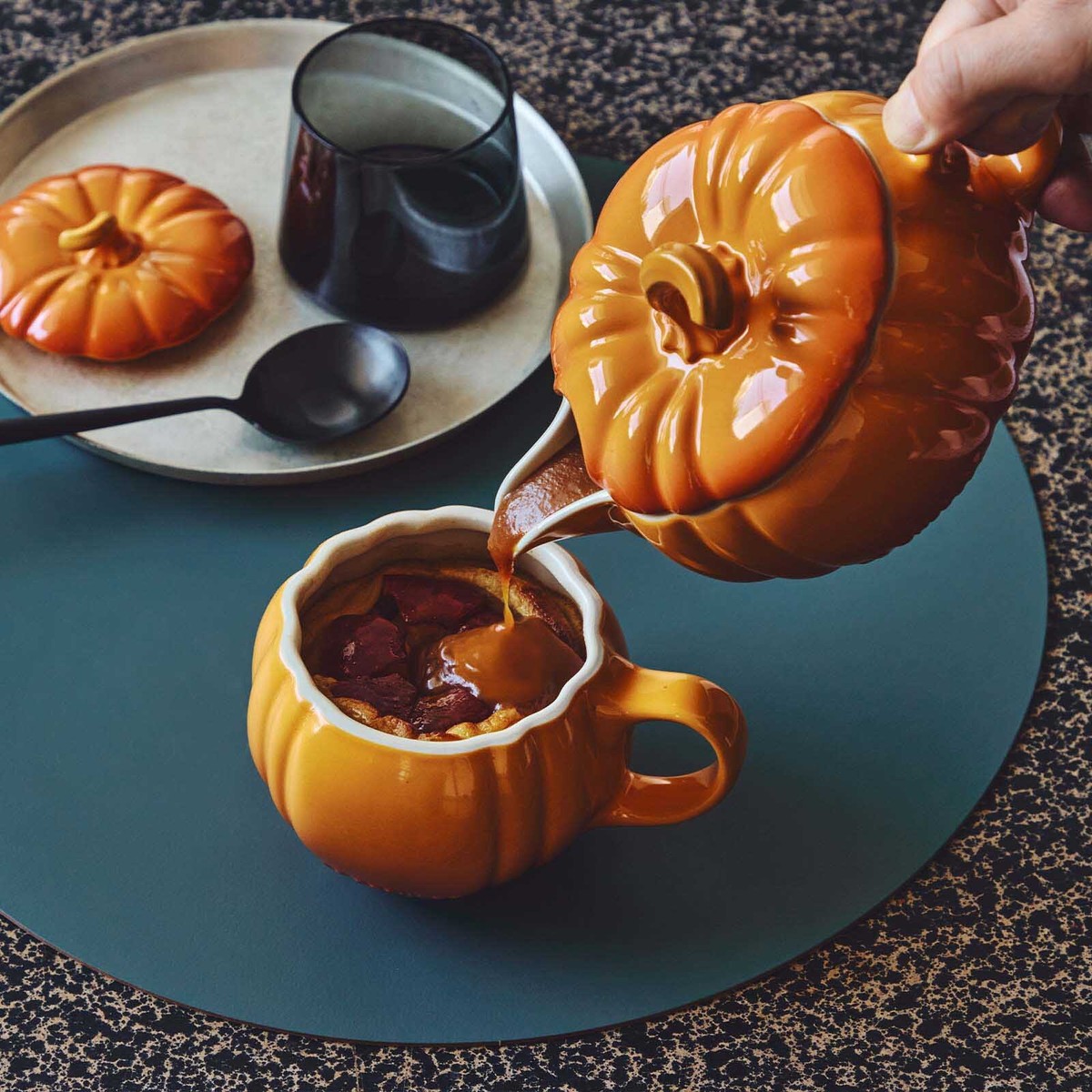 Le Creuset 2024 Halloween Pumpkin Gravy Boat, Mug 400ml Marronnier