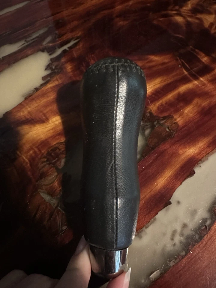 2003 03 04 05 06 2006 Subaru Baja cuero negro perilla de cambio OEM Outback Foto 4 de 4