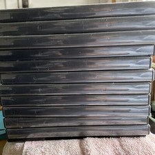 10-Standard used Black DVD, CD, Game Case - Blank Empty Replacement Cases