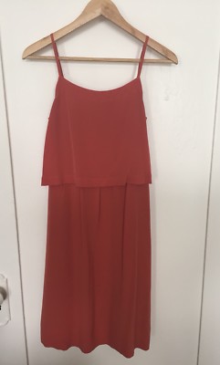 strapless open back dress CO-ORD SET : BURNT ORANGE CAMI TOP AND WIDE LEGGED PANTS  Bae Go Cray