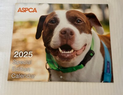 ASPCA 2025 Full Color Wall Calendar Animals - Special Edition -  Dogs Cats New