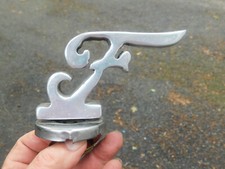 1920s Custom Aluminum Ford F Model A Model T Radiator Cap Hood Ornament