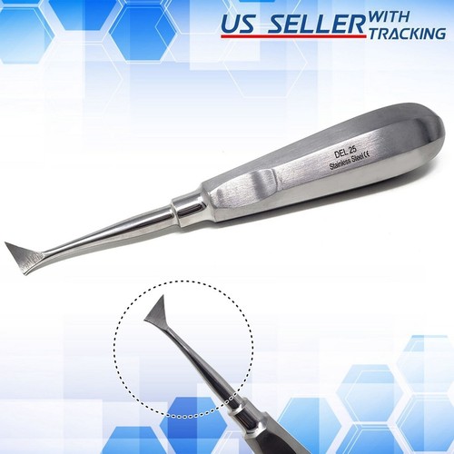 1 Dental Root Tip Elevator #25 Surgical Extraction Instrument STAINLESS ...
