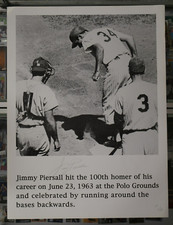 JIMMY PIERSALL SIGNED 