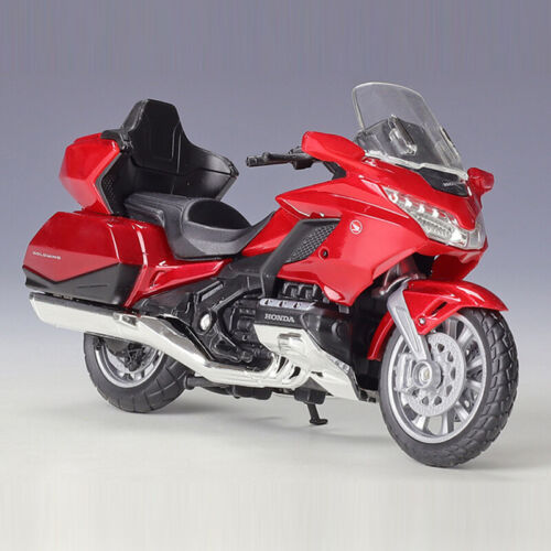 1:18 Honda Gold Wing 2020 Motorradmodell Die Cast Spielzeug fur Kinder Rot - Afbeelding 1 van 10