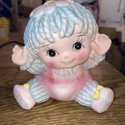 Vintage Ceramic Planter, Little Girl 5-1/2''T Giftwares co Japan, Nancy Pew