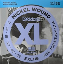 D'Addario EXL116 - medium Top / heavy Bottom (011-052) - Saiten für E-Gitarre